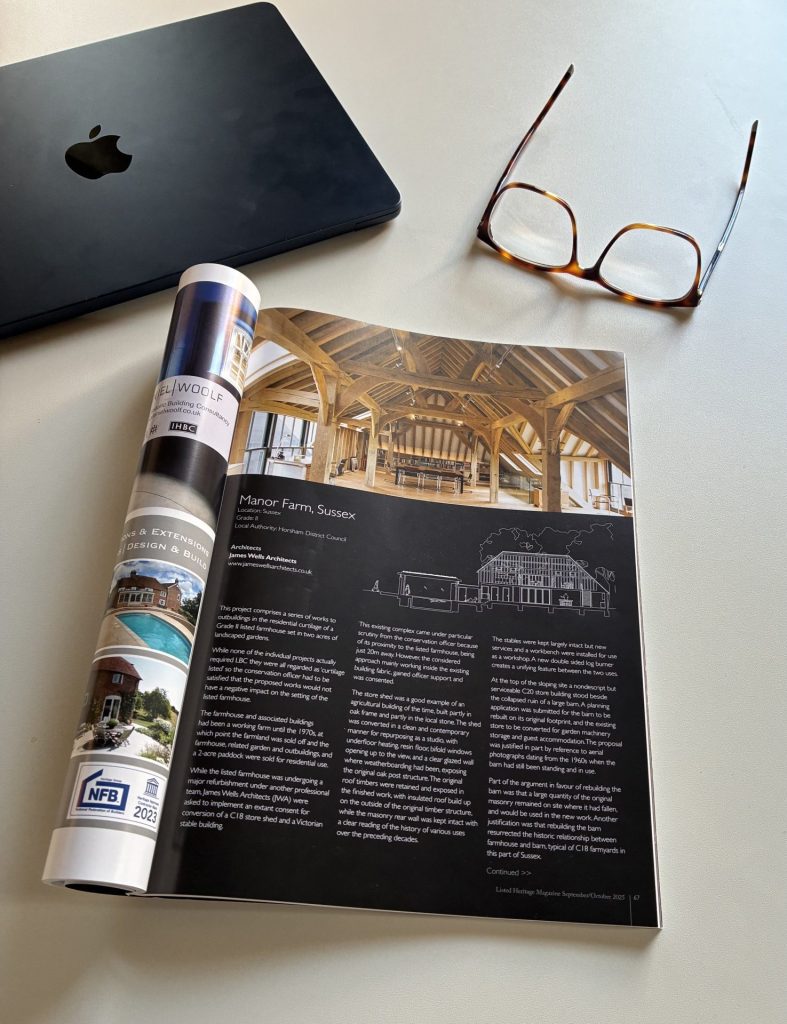 Listed Heritage Magazine spread