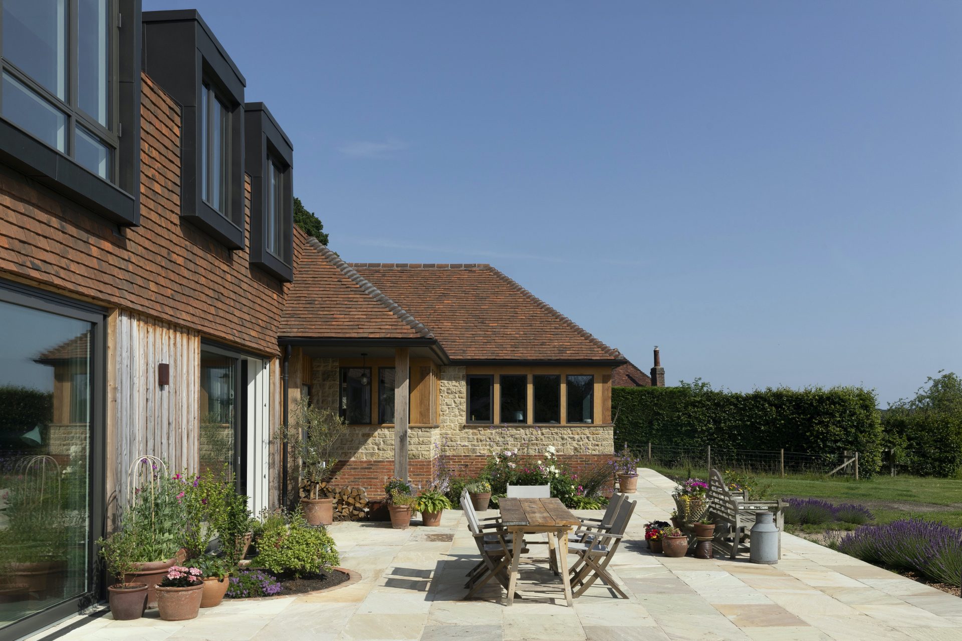 Rural New Build, Sussex, South Terrace